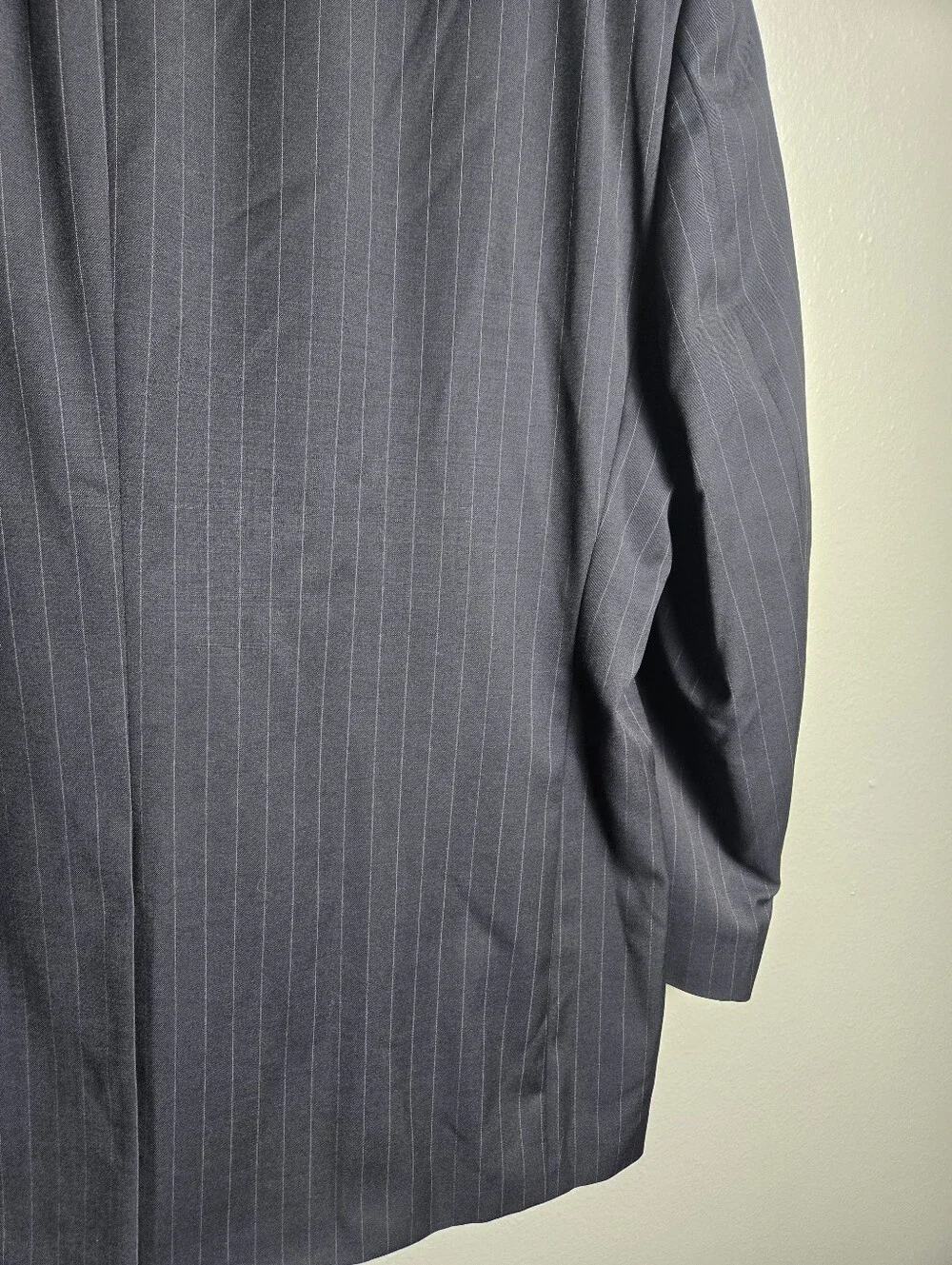 Lauren Ralph Lauren Dark Grey 100% Wool Suit Blazer Size 46S